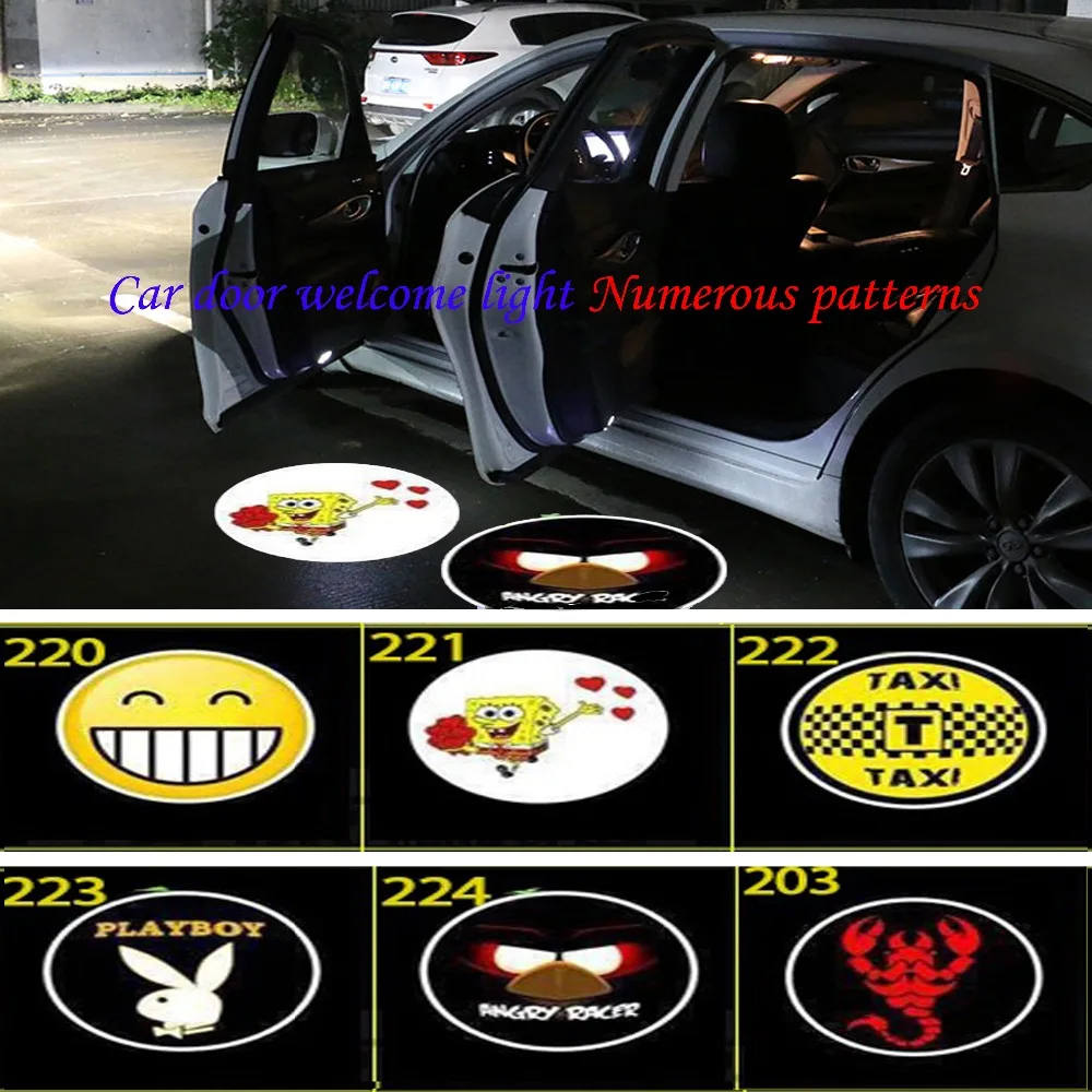 

Maxup 2pcs car lights universal automotive door welcome light auto accessorie led car logo for Lexus Suzuki Opel projector lamp