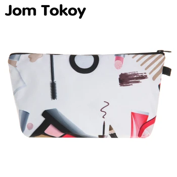 

Heat Transfer Printing Ms. cosmetics makeup bag Jom Tokoy cosmetic organizer bag New Fashion Women Brand Cosmetic Bag
