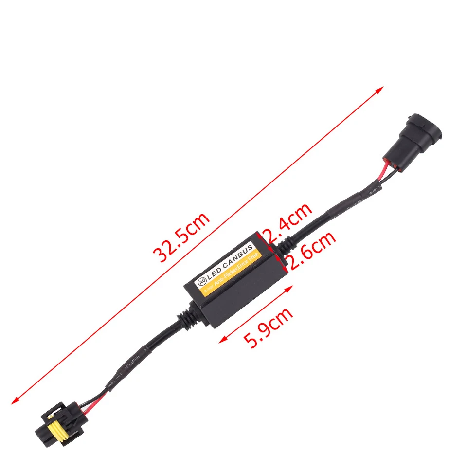 Ошибок светодиодный преобразователь can-шины для светодиодный фары лампы Наборы для внедорожник Противотуманные огни H4 H7 H1 H8 H11 HB3 9005 HB4 адаптер анти-мерцание