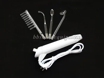 

High Frequency Machine With 4 Pieces Violet Or Orange Ray Electrodes Anti-Ageing Acne Spot Removal