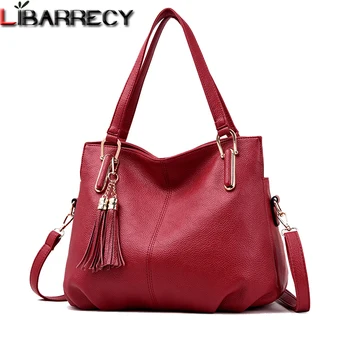 

Famous Brand Leather Shoulder Bag Female Luxury Women Handbags Designer Big Tote Bag Fashion Crossbody Bags for Women 2018 Sac
