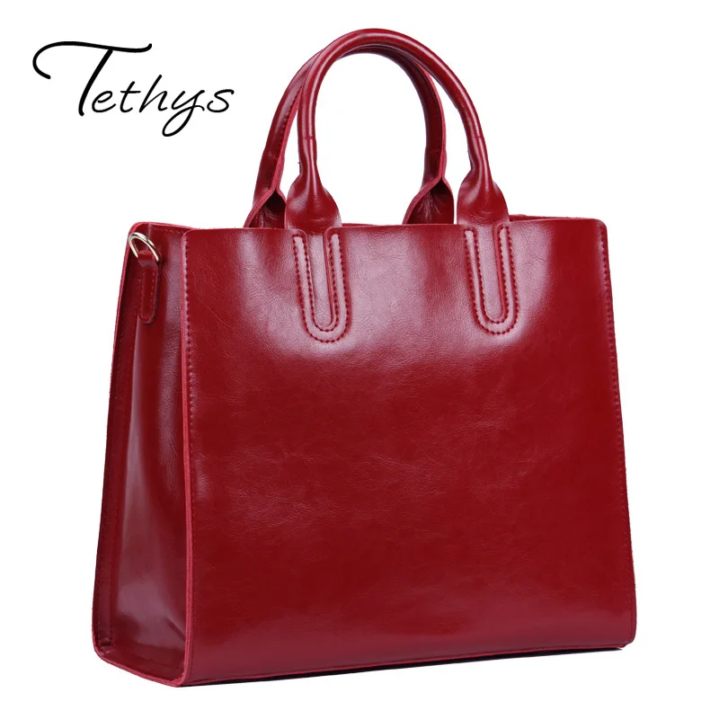 2017 Fashion Genuine Leather Large Capacity Handbag Women Messenger Bag Crossbody Bag for Women Shoulder Bag