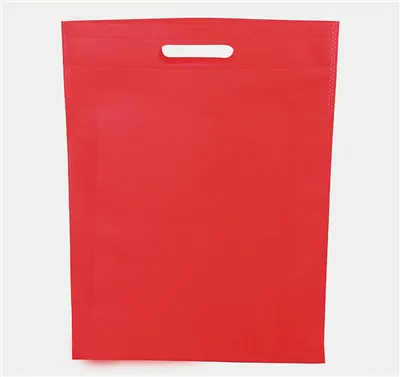 20 шт./лот, нетканые сумки, хозяйственные сумки для промоакций/подарков/обуви/рождественских праздников, принимаются индивидуальные логотипы - Цвет: Red