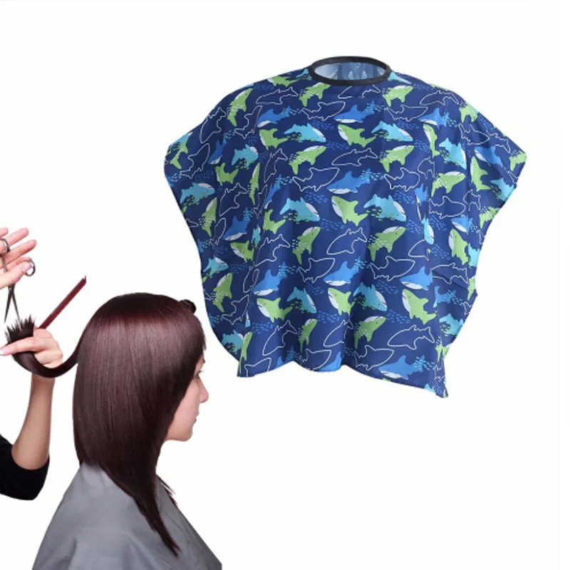 Водонепроницаемый Салон Парикмахерская накидка для мытья головы парикмахерские инструменты для укладки волос уход за волосами детей Парикмахерская накидка платье ткань Резка волос