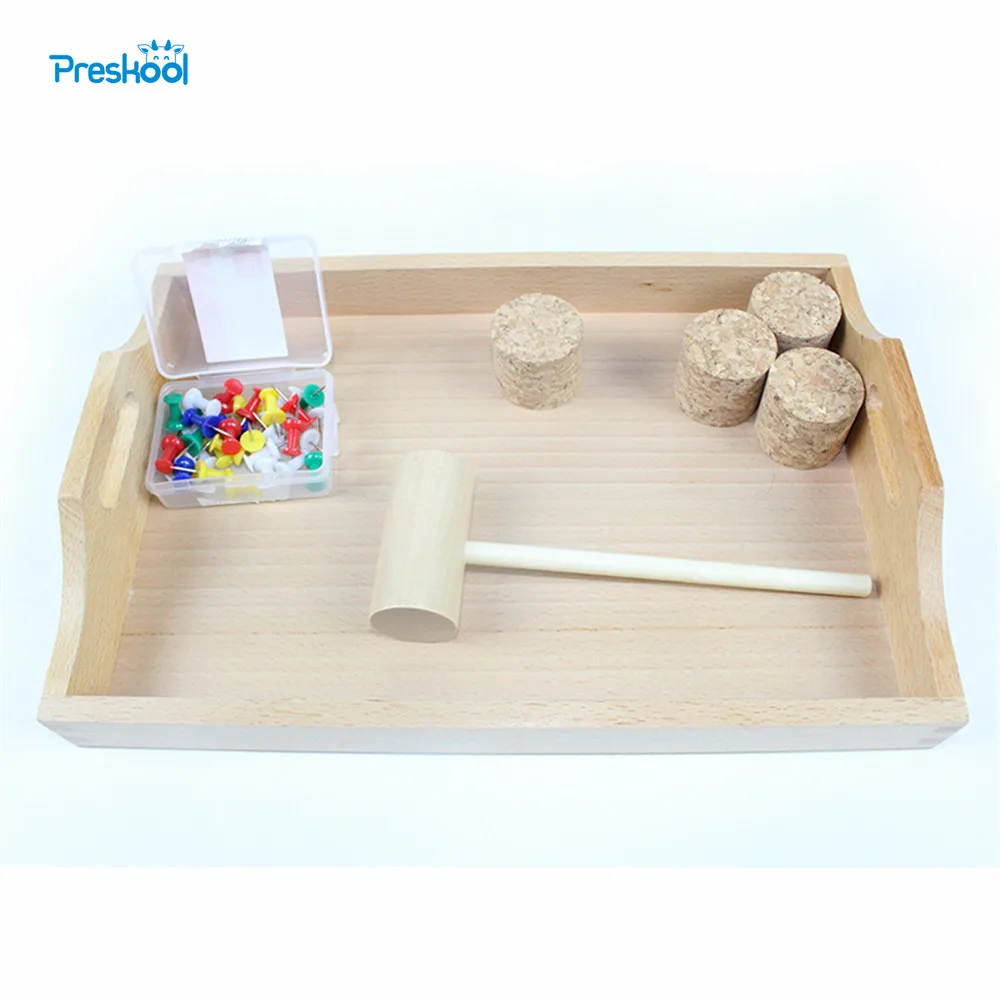 

Baby Toy Montessori Daily Life Beating Nails Educational Early Childhood Education Preschool Training Kids Brinquedos Juguetes