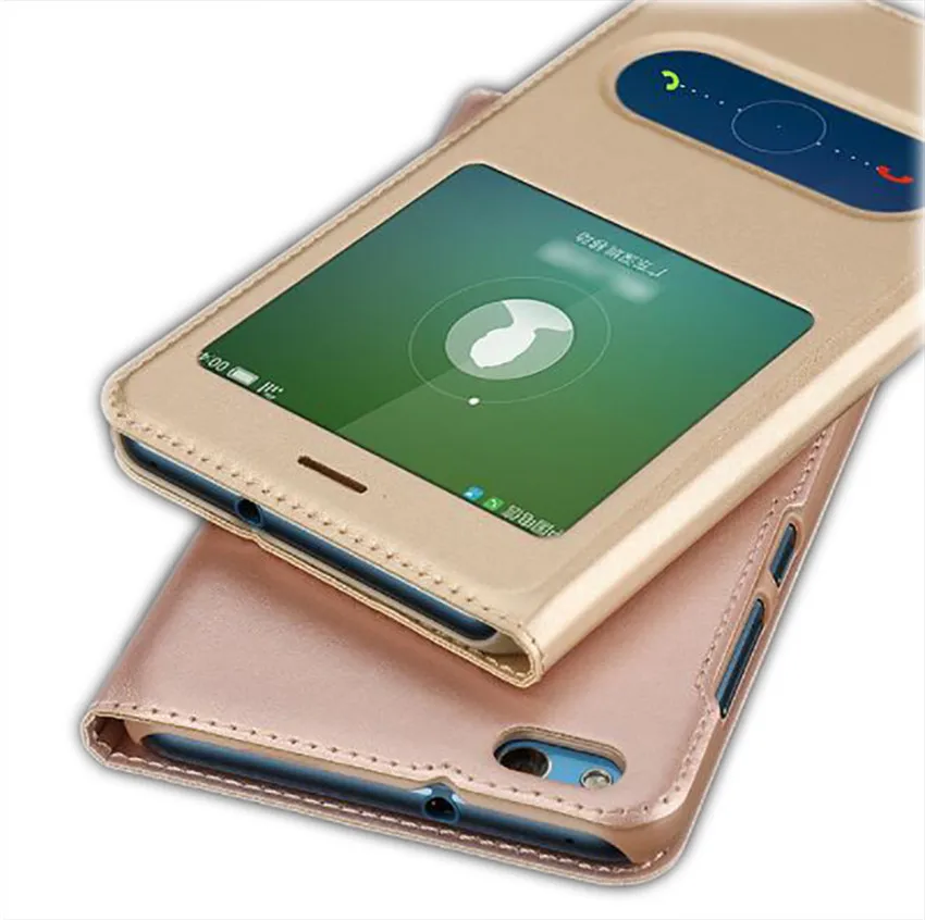 Radoo Cover Premium Per Huawei P10 Lite – Pelle PU E TPU Antiurto, Flip A Libro Con Porta Tessere E Tasca, Supporto Per Video, Grigio Nero