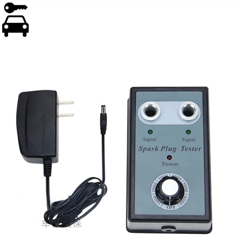 Diyer Car Spark Tester With Adjustable Double Hole Detector Spark Plug