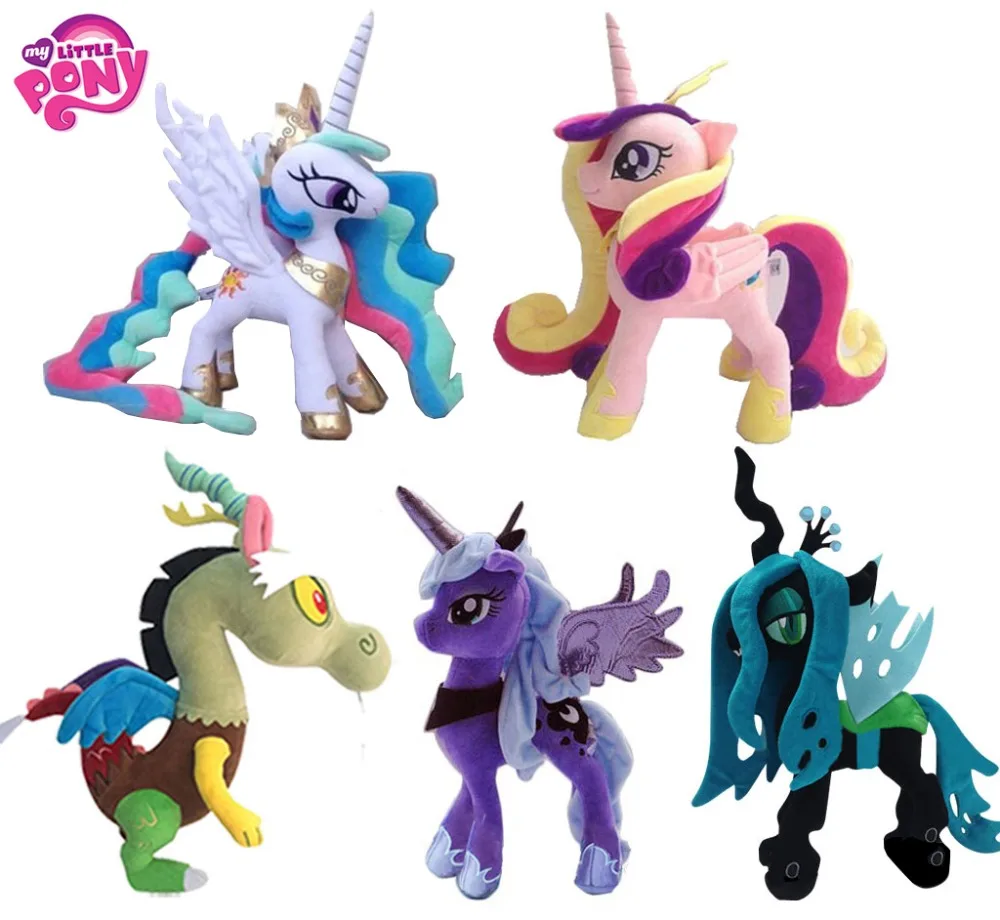 

NEW 33cm My Little Pony Plush toy Princess Celestia Cadance Luna Action Figure Doll Christmas Gift Toy For Kids Gifts