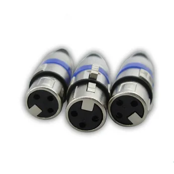 

XLR cannon mother head Three core balance joint microphone plug