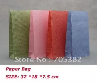 32x18x7,5 см Большой размер крафт-пакет для бумаг подарочные сумки для покупок комплект для использования в домашнем хозяйстве поставки(SS-172