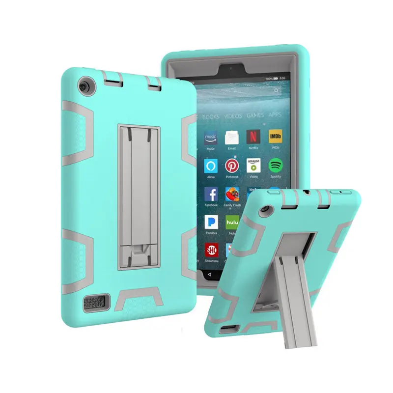 

For Amazon Kindle Fire 7 2017 7th Gen Hybrid Shockproof Rubber Hard Case Cover High Quality Cover A8