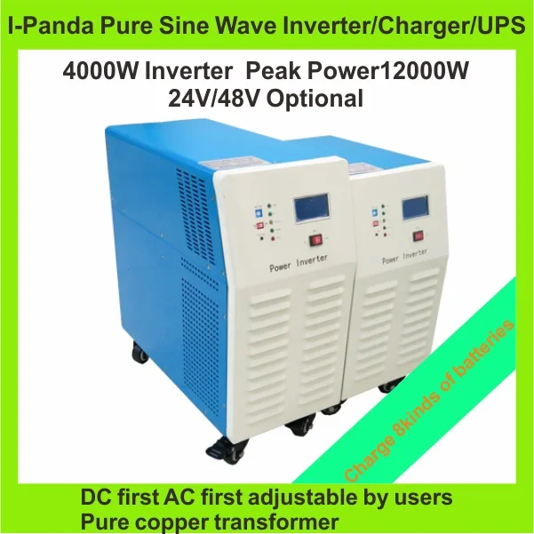 Household 4KW 4000W power inverter pure sine wave for solar engergy