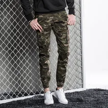 Демисезонный хлопок Pantalon Homme военный камуфляж