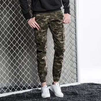 

2018 Spring Autumn Cotton Pantalon Homme Militaire Camouflage