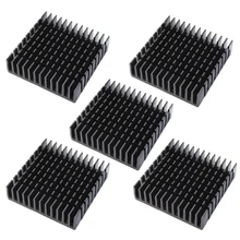 5pcs Practical Black Heat Sink Aluminum Mini Heatsink 40*40*11mm For LED Power Transistor Electronic Radiator 5pcs Practical Black Heat Sink Aluminum Mini Heatsink 40*40*11mm For LED Power Transistor Electronic Radiator