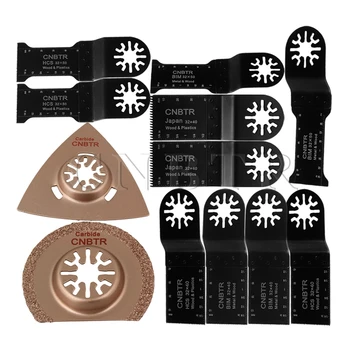 

CNBTR Universal Oscillating Multitool Precision Saw Blades Rasp Set of 12