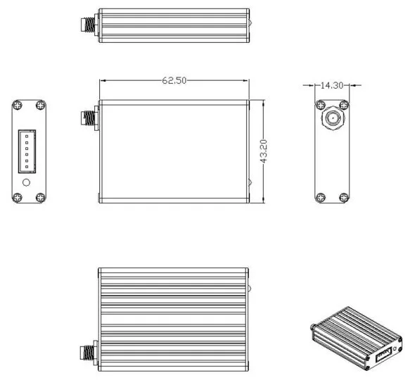 10.  Mechanical dimension