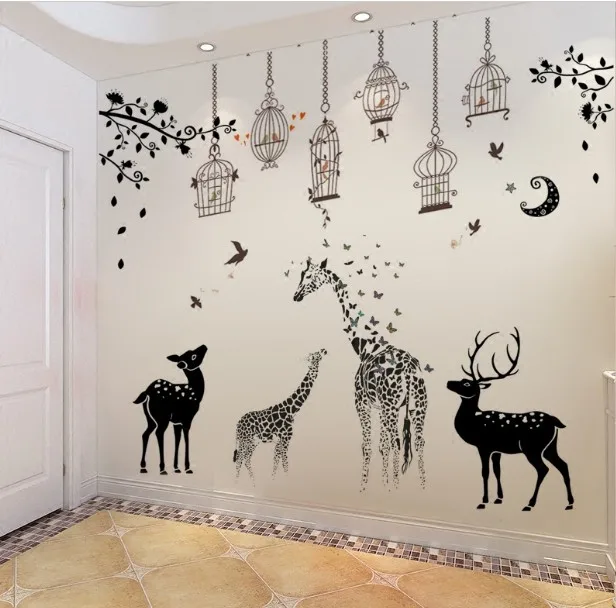 Darmowa Wysyłka Duże Naklejki ścienne Winylowe Home Decoration