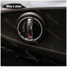 Mini cooper автомобильный Стайлинг для автомобиля F55 F54 F56 F60 Передняя дверная ручка алмазное украшение кристальная наклейка Стайлинг автомобиля(2 комплекта/4 комплекта