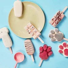 Силиконовые формы для мороженого, мороженого, замороженные лоток для мороженого на палочке, милые многоразовые силиконовые формы для мороженого, инструменты