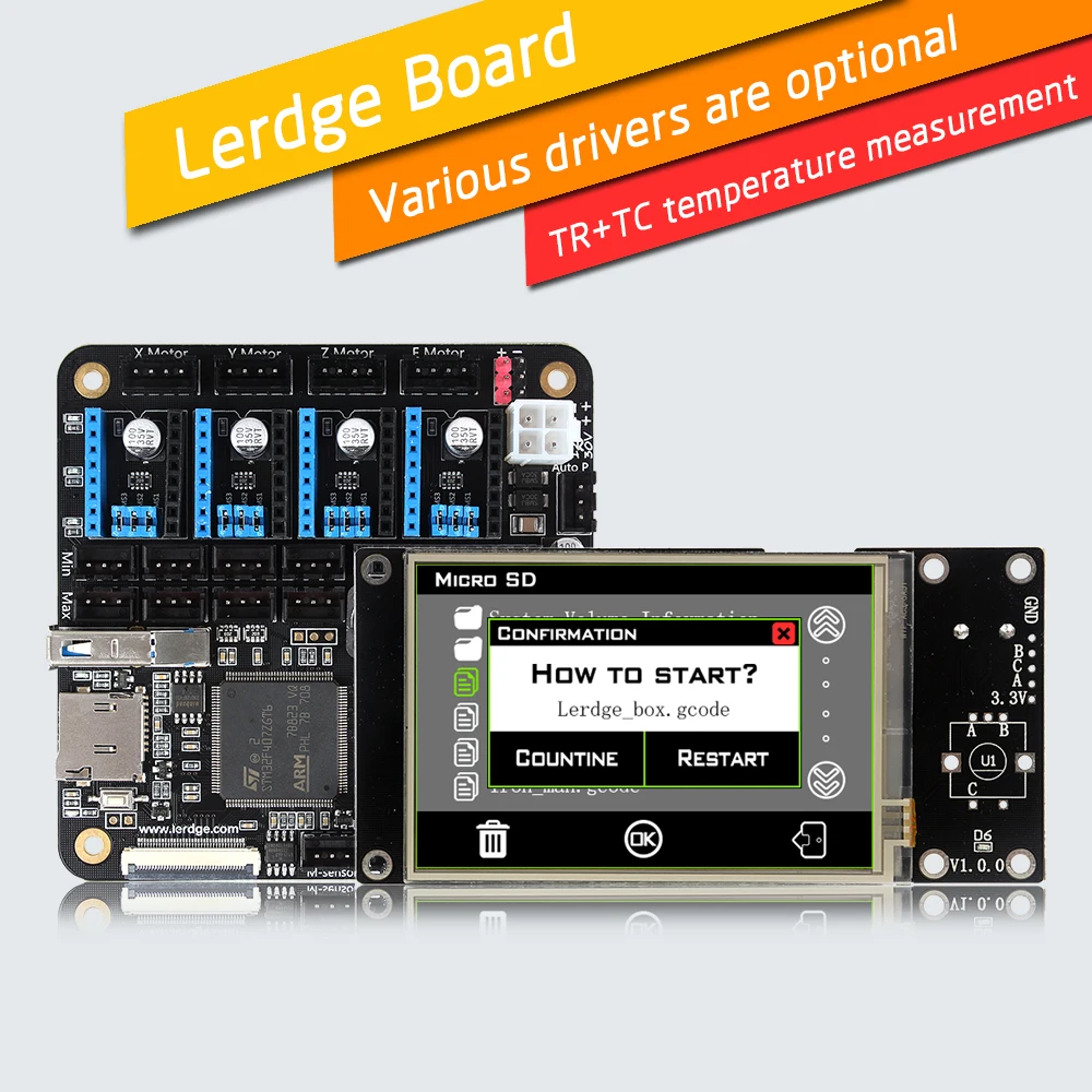LERDGE 3D Printer Controller Board for Reprap 3d printer