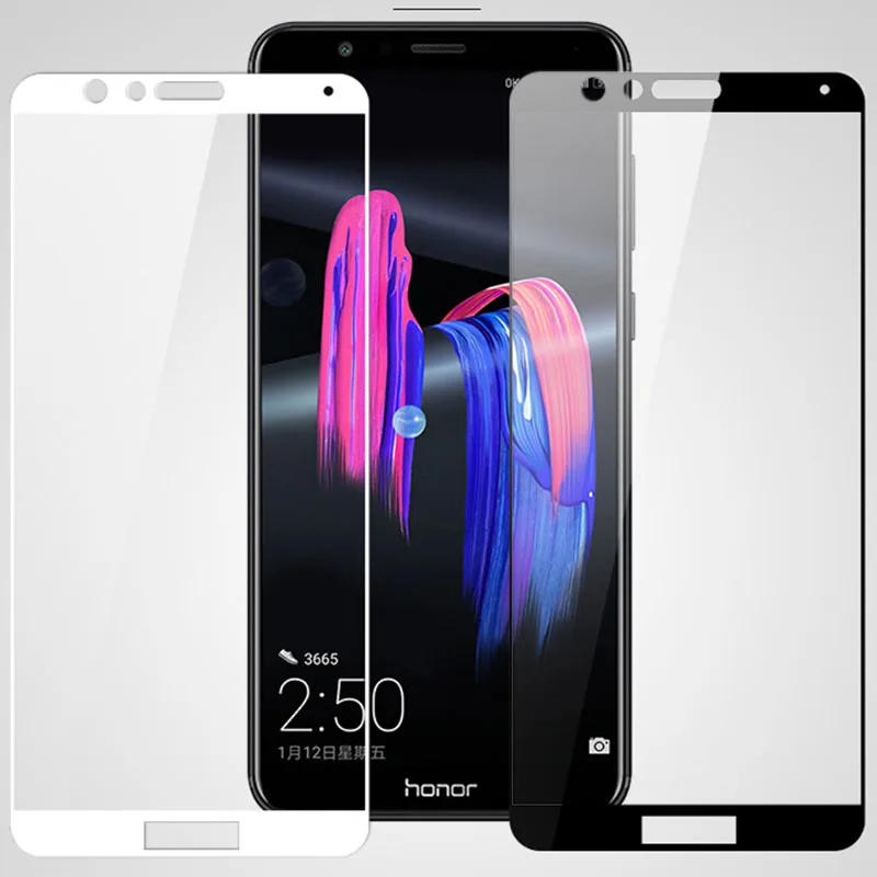 9H Protective Glass For Huawei honor 7x 8x 9 10 lite for p10 p20 p30 pro mate Tempered Screen Protector Film | Мобильные телефоны и