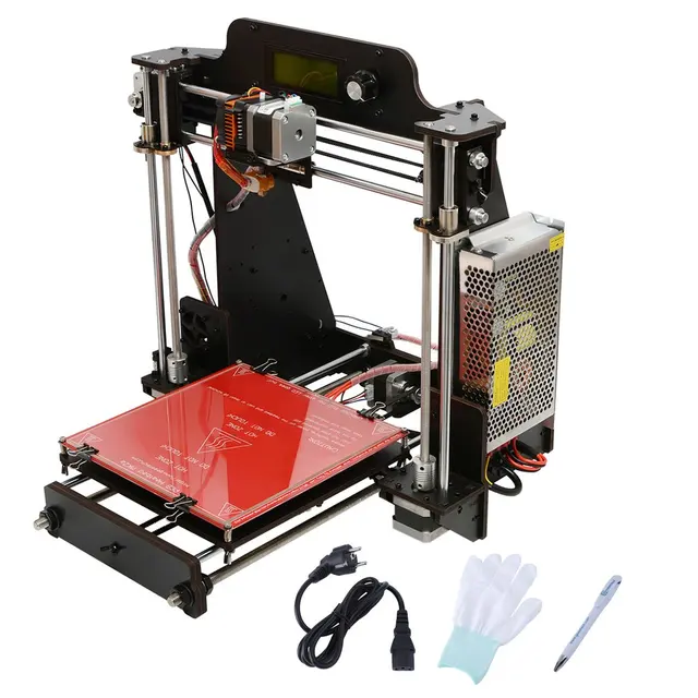 Cheap Geeetech High Precision Large Printing Size 3D Printer I3ProW USB Secure Digital Memory Card Connectivity EU Plug