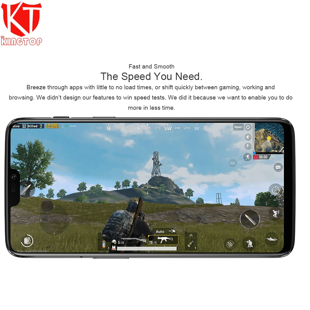 Oneplus 6 Mobile Phone 6.28'' Full screen 8GB RAM 256 ROM Android 8.1 Snapdragon 845 Octa Core 2.7GHz Dual Camrea 20+16MP  phone