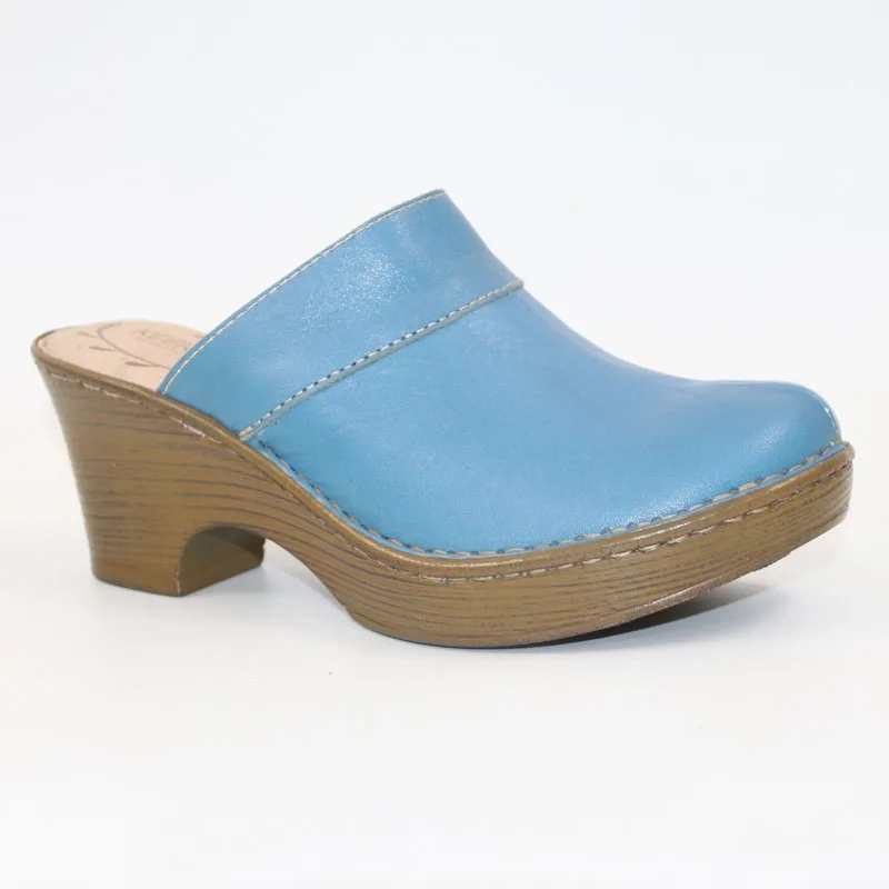 

New leather ladies comfort high heeled cool slippers Women's leather comfortable slippers AVOCA