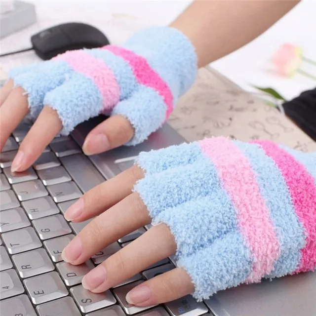 Hot sale Fashion Hand Massage 1 Pair 5V USB Winter Warm Heating Gloves