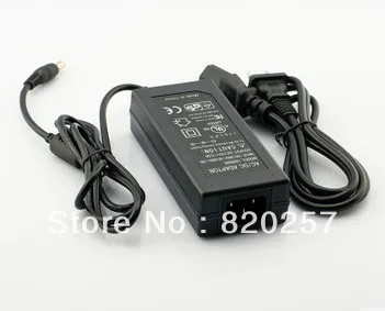 

Free Shipping 3pcs/lot DC12V 5A 60W AC100-240V input led Adapter power supply with plug cable