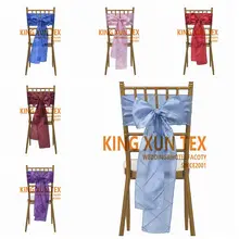 50 шт. тафта Pintuck бант на стул галстук бабочка для Chiavari Стул Свадебный банкет события украшения