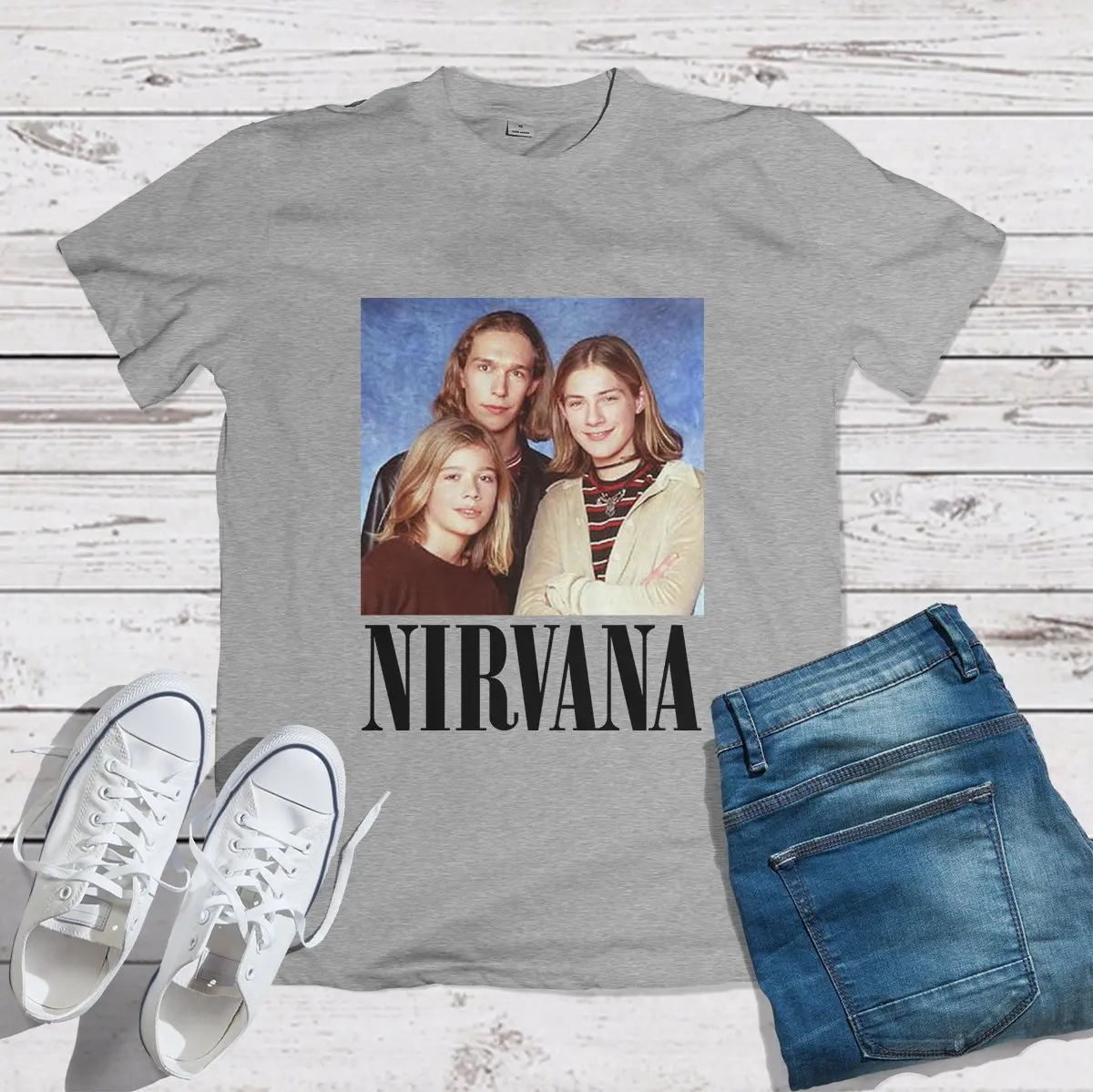 

Women's Fashion Nirvana Hanson Shirt Funny Parody T Shirt Unisex Man Women Clothing Hipster Couple Funny Tumblr Tops