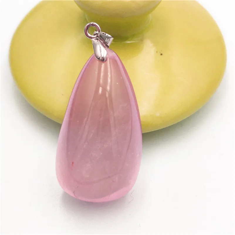 Rose Quartz Pendant Clear Mozambique (6)