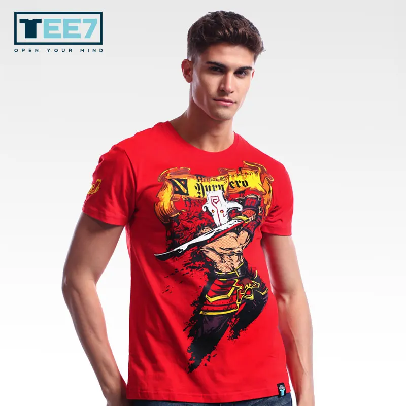 

Game dota 2 Cotton T-shirts Dota2 Juggernaut kael Dragon Knight Anti-Mage short Sleeve O-neck t shirt