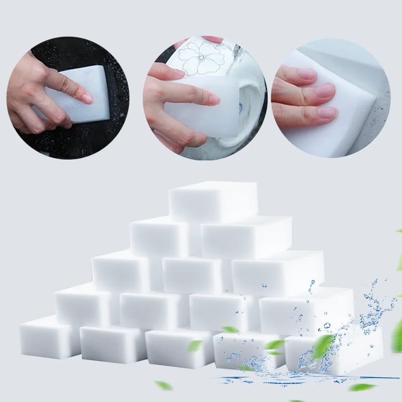 

20pcs Multi-functional Home Cleaning Pad Foam Magic Sponge Eraser Kitchen Office Bathroom Clean Accessory Dish Cleaning Sponge