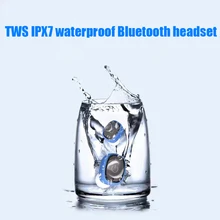 Новые мини TWS IPX7 водонепроницаемые Bluetooth 4,2 Близнецы стерео беспроводные наушники с зарядной коробкой для IOS Android мобильного телефона