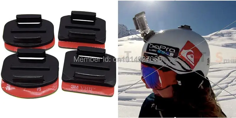 gopro-sjcam-xiaomi-yi-flat-and-surface-adhesive-mount