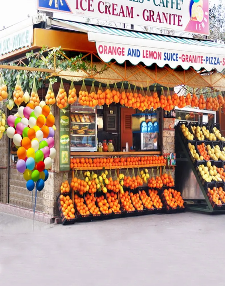 

5x7ft Fruits Store Balloon Photography Backdrops Photo Props Studio Background