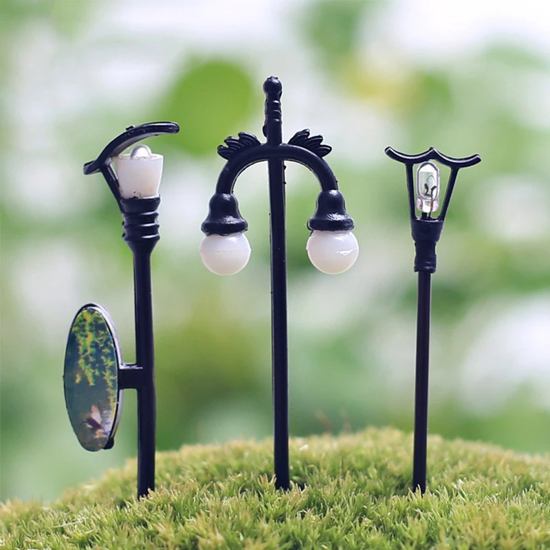 1 Pcs Craft Vintage DIY Miniature Lamp Creative Garden Mini Decoration Artificial Micro Landscaping | Дом и сад