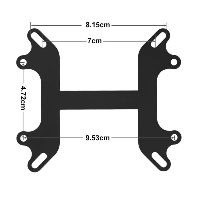 Углеродистая сталь водяное охлаждение процессор Монтажный кронштейн для LGA775 LGA1155 LGA1156 LGA1366 LGA2011 AMD AM2 AM3 компьютерные аксессуары