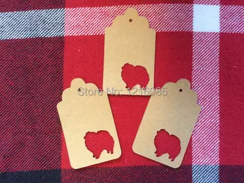 

Pomeranian Tag/Wishing Tree Thank You Tags for Confirmation, wedding birthday party Favor cards