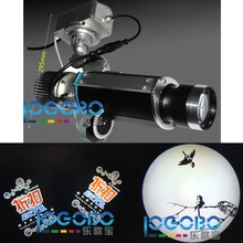 Логотип проектор 20 Вт светодиодный огни вращающиеся узор пользовательские слайды рекламные вывески декоративные Гобо Изображения проект лампа