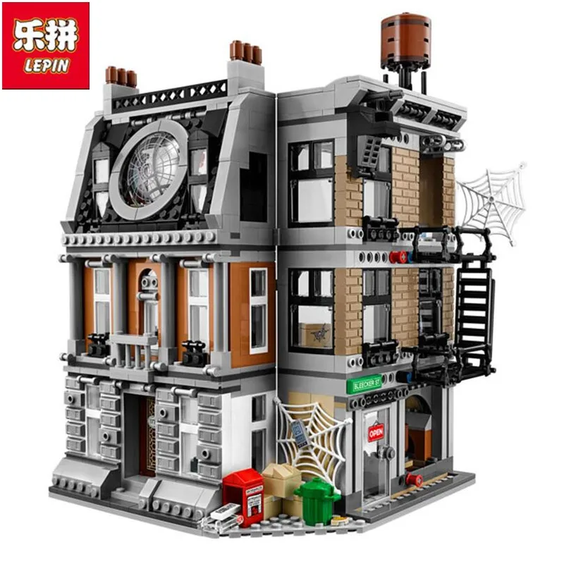 

Lepin Sets 07107 1125Pcs Super Hero Figures Sanctum Sanctorum Showdown Model Building Kits Blocks Bricks Educational Toys 76108
