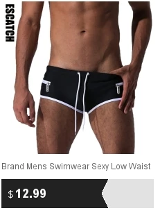 ESCATCH бренд сексуальный купальник для мужчин maillot de bain мужские плавки быстросохнущие купальники EC-332