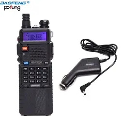 Baofeng UV-5R8W портативная рация 3800 мАч 8 Вт/4 Вт/1 Вт двухстороннее радио 10 км двухдиапазонный VHF & УВЧ СВ радиостанция + один 12-36 в автомобильное