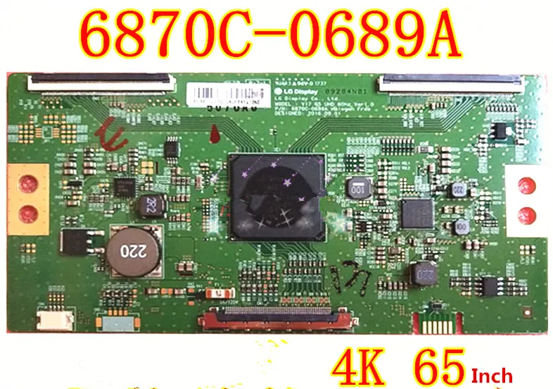 Для LG 65 дюймов V17 65UHD 60 Гц 6870C-0689A материнскую плату ЖК-телевизор T-Con пластина бар