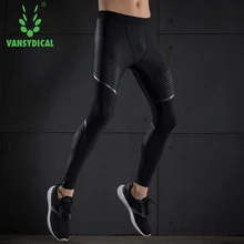 Vansydical, мужские компрессионные штаны для спортзала, эластичные, быстросохнущие, для фитнеса, бега, трико, тренировки, бега, баскетбола, спортивные Леггинсы