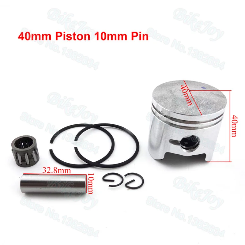 40mm Cylinder 10mm Piston Kit For 47cc 2 Stroke Mini Moto Dirt Pocket Bike ATV Quad Minimoto Go Kart Scooter Motorcycle
