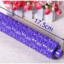 Тиснения скалкой SUGARCRAFT украшения торта фондант резинка паста инструментом декоратор